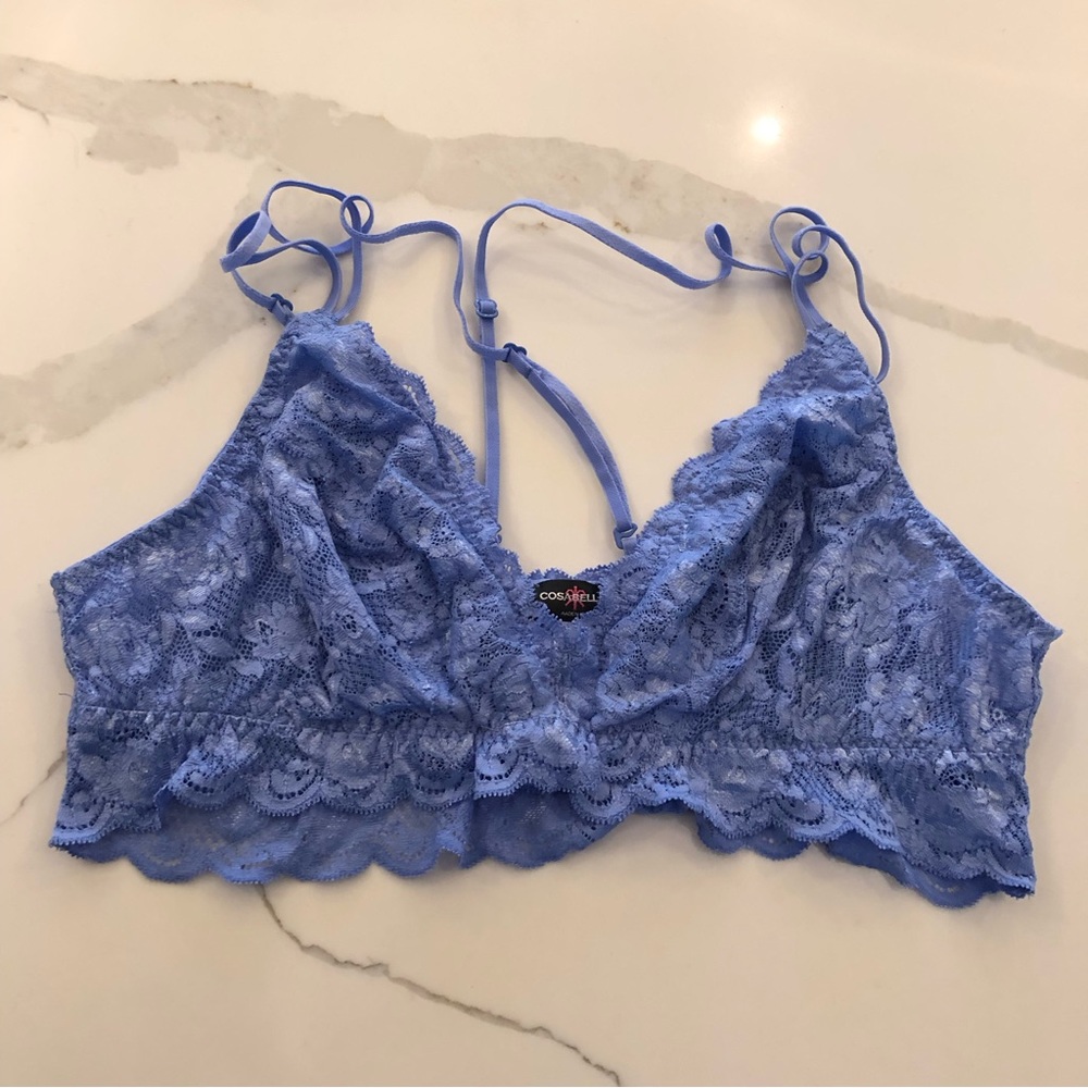 XL Blue Lavender Cosabella Bralette - Never Worn